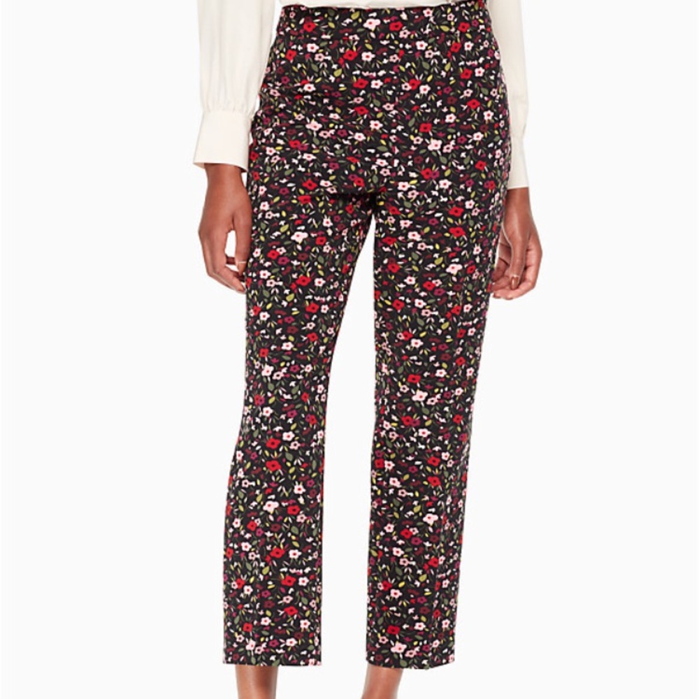 Kate Spade Boho Floral Cigarette Pant